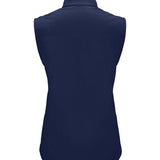Women's Professional Soft Shell High Collar Showerproof Bodywarmer - Navy