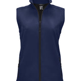 Women's Professional Soft Shell High Collar Showerproof Bodywarmer - Navy
