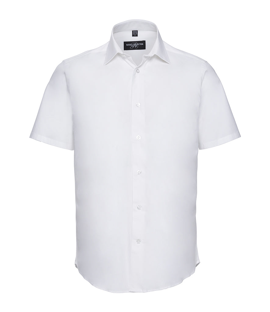 Men's Professional Cotton Short Sleeve Fitted Shirt Men's Professional Cotton Short Sleeve Fitted Shirt