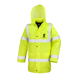 Bridgwater College Unisex Long Length Hi Vis Jacket - Yellow