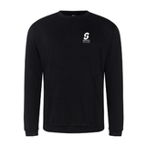 Bridgwater College Unisex Polycotton Sweatshirt - Black