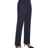 Women's Professional Straight Leg Trousers - Navy