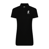 Cannington College Women's Polycotton Polo Shirt - Black