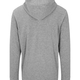 Unisex 100% Organic Cotton Overhead Hoodie - Heather Grey