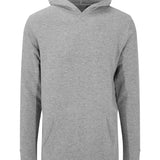 Unisex 100% Organic Cotton Overhead Hoodie - Heather Grey