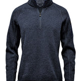 Women's Premium Raglan Quarter Zip Fleece - Navy