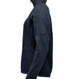 Women's Premium Raglan Quarter Zip Fleece - Navy