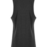 Men's Classic Scoop Neck Tri Blend Vest - Heather Black