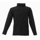 Men's Lightweight Showerproof Professional Soft Shell Jacket - Black