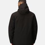 Men's Professional Recycled Insulated Waterproof Jacket - Black & Red