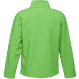Men's Classic 2 Layer Wind Resistant Soft Shell Jacket - Green