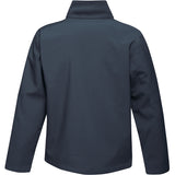 Men's Classic 2 Layer Wind Resistant Soft Shell Jacket - Navy