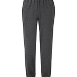 Men's Cotton Classic Elasticated Hem Joggers - Dark Heather
