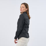 Women's Professional Long Sleeve Breathable Poplin Blouse - Black