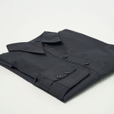 Women's Professional Long Sleeve Breathable Poplin Blouse - Black