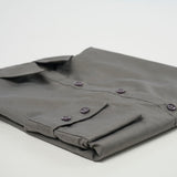 Women's Professional Long Sleeve Breathable Poplin Blouse - Dark Grey