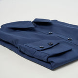 Women's Professional Long Sleeve Breathable Poplin Blouse - Navy