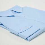 Women's Professional Long Sleeve Breathable Poplin Blouse - Light Blue