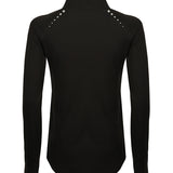 Women's Professional Quarter Zip Performance Top - Black