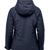 Women's Premium Waterproof & Breathable Waterproof Jacket With Adjustable Hood - Navy