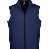 Men's Professional Soft Shell High Collar Showerproof Bodywarmer - Navy