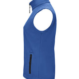 Women's Professional Soft Shell High Collar Showerproof Bodywarmer - Royal Blue