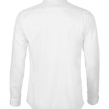 Men's Premium 100% Cotton Long Sleeve Shirt - White