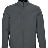 Men's Professional Waterproof Recycled Soft Shell Jacket - Grey