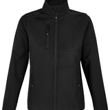 Women's Professional Waterproof Recycled Soft Shell Jacket - Black