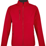 Women's Professional Waterproof Recycled Soft Shell Jacket - Red