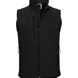 Men's Premium 3 Layer Soft Shell Gilet - Black