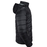 Men's Premium Windproof & Breathable Hooded Padded Jacket - Black