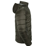 Men's Premium Windproof & Breathable Hooded Padded Jacket - Dark Olive