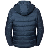 Men's Premium Windproof & Breathable Hooded Padded Jacket - French Navy