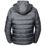 Men's Premium Windproof & Breathable Hooded Padded Jacket - Iron