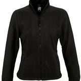 Women's Classic Full Zip Adjustable Fleece Jacket - Black