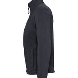 Women's Classic Full Zip Adjustable Fleece Jacket - Charcoal