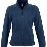 Women's Classic Full Zip Adjustable Fleece Jacket - Navy