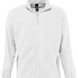 Women's Classic Full Zip Adjustable Fleece Jacket - White