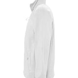 Women's Classic Full Zip Adjustable Fleece Jacket - White