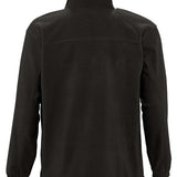 Men's Classic Full Zip Adjustable Fleece Jacket - Black