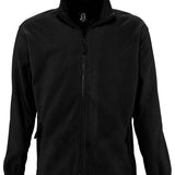 Men's Classic Full Zip Adjustable Fleece Jacket - Black