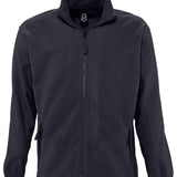 Men's Classic Full Zip Adjustable Fleece Jacket - Charcoal