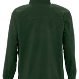 Men's Classic Full Zip Adjustable Fleece Jacket - Green