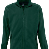 Men's Classic Full Zip Adjustable Fleece Jacket - Green