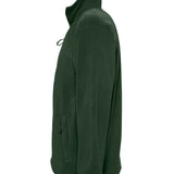 Men's Classic Full Zip Adjustable Fleece Jacket - Green