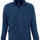 Men's Classic Full Zip Adjustable Fleece Jacket - Navy