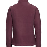 Women's Professional Shaped Fit Full Zip Fleece - Burgundy