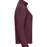 Women's Professional Shaped Fit Full Zip Fleece - Burgundy