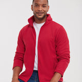 Men's Professional Thermal Full Zip Fleece - Classic Red